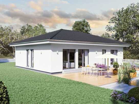 Moderner barrierefreier Bungalow KfW40+