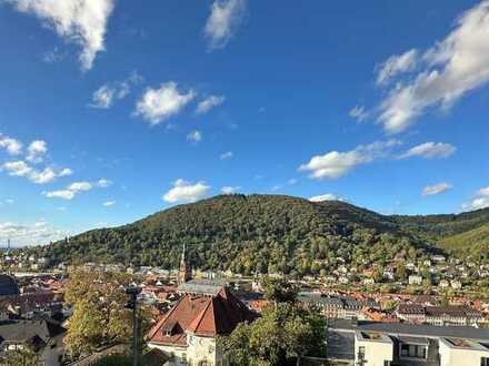 Einzigartige Wohnung mit spektakulärem Panoramablick über Heidelberg