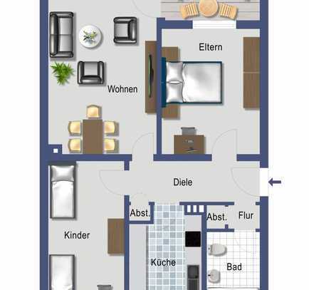 BN-Lessenich. 3 Zi.-Wohnung - Kapitalanlage am Alten Bach - provisionsfrei