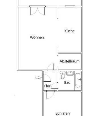 Exklusive Lage am Fockenbeckplatz – 2-Zimmer-Wohnung mit Südbalkon und Fahrstuhl - 0178-8236274