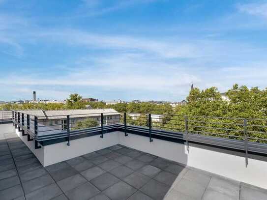 2-Zimmer-Neubauwohnung mit offener Küche und fantastischer Terrasse!