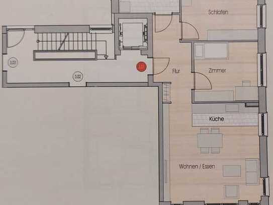 Erstbezug 2,5 Zimmer Wohnung ca. 87 m² mit EBK und Gartenanteil