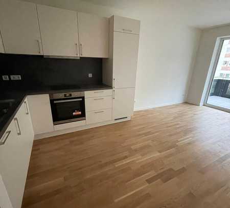 KfW 40-Neubau-Wohnung mit EBK, Balkon, Echtholzparkett, HWR, Fahrstuhl, Tiefgarage