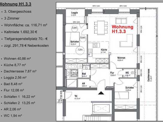 H.1.3.3 | Moderne Neubauwohnung | Klimaschutzsiedlung | Haltern am See