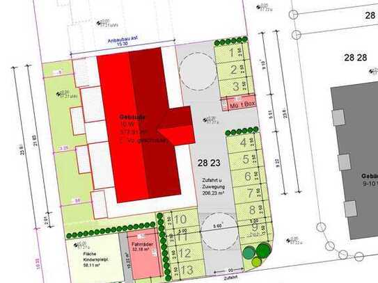 2-Zimmer-Neubauwohnung in zentraler Lage von Lindhorst