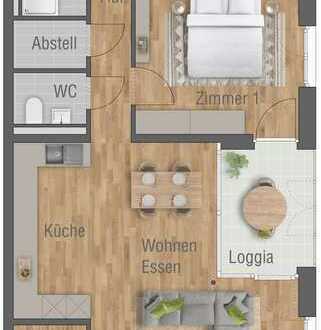 Attraktive 3-Zimmer-Wohnung Wohnung mit Loggia