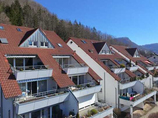 + Traumhafte 4,5-Zimmer Maisonette Wohnung mit Weitblick ins Grüne + Dachterrasse + TG-Stellplatz +