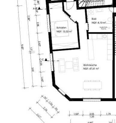 Mittendrin und trotzdem ruhig - 2 Zimmer EG Wohnung nähe Eigelstein