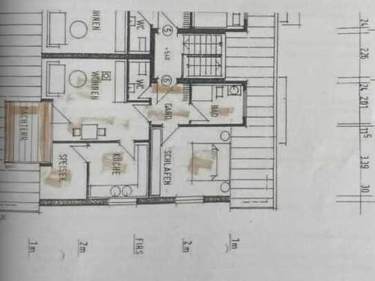 Exklusive, vollmöblierte 2,5-Zimmer-DG-Wohnung mit gehobener Innenausstattung mit EBK in Winnenden