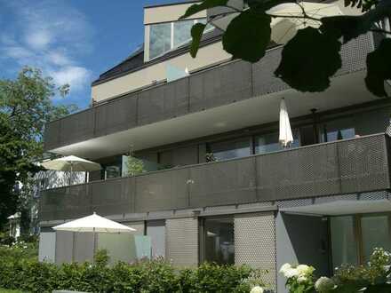 Exklusive 3-Zimmer-Wohnung mit großem Balkon und Einbauküche in Korntal (Halbhöhenlage)