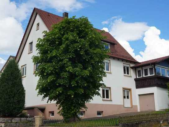 Großzügiges Zweifamilienhaus in BÜHLERZELL mit ehemaliger Schreinerwerkstatt