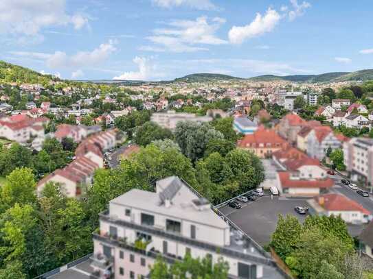 Penthouse-Wohnung über den Dächern von Bad Kissingen