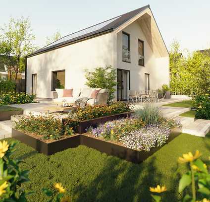 Modernes Einfamilienhaus mit überdachter Terrasse in Siegburg