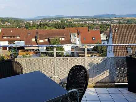 Schöne Maisonettewohnung mit grandioser Aussicht