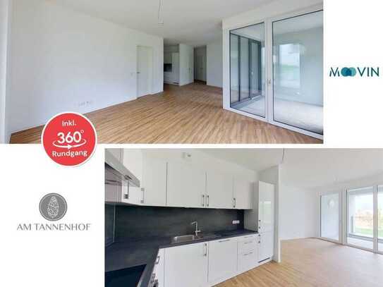 Moderne 3-Zimmer-Wohnung mit Einbauküche im Neubauquartier "Am Tannenhof"