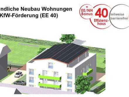 Moderne 2-Zimmer-Neubauwohnung mit Balkon und KfW-Darlehen!