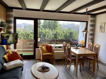 Provisionsfrei 1,5-Zimmer-Erdgeschosswohnung mit Balkon und EBK in Altenau