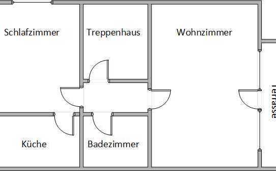 Frisch sanierte 2-Zimmer-Wohnung mit Balkon in guter Lage in Kaarst