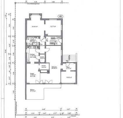 Exklusive 4-Zimmer-EG-Wohnung mit gehobener Innenausstattung mit Balkon in Brühl