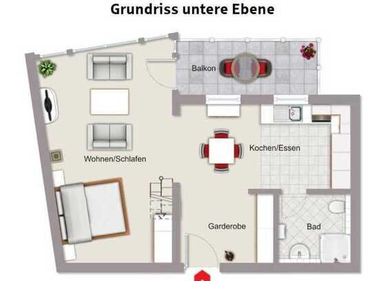 Freundliche 1,5-Zimmer-Wohnung mit Einbauküche in Bad Wildbad