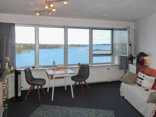 Wohnen im Wikingturm: 1-Zi.-Apartment mit Panoramablick über die Schlei