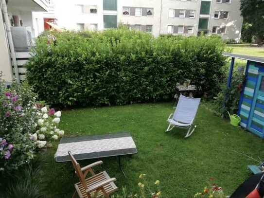 Wohnung in ruhiger Lage mit Garten zur alleinigen Nutzung.