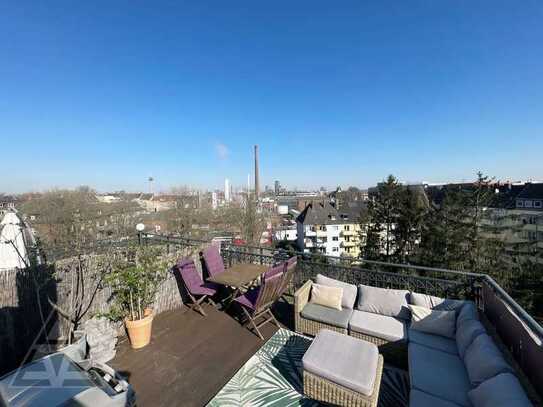 Traum-Dachterrasse in Düsseldorf Bilk nahe Uniklinik.