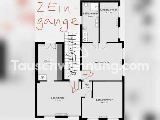 Tauschwohnung: Altbau Beletage in Nippes gegen Wohnung/Haus in Köln/Umkreis