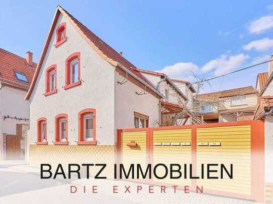 6-Familienhaus in Haus-Hof-Bauweise mit vielen Nutzungsmöglichkeiten im Ortskern von Haßloch