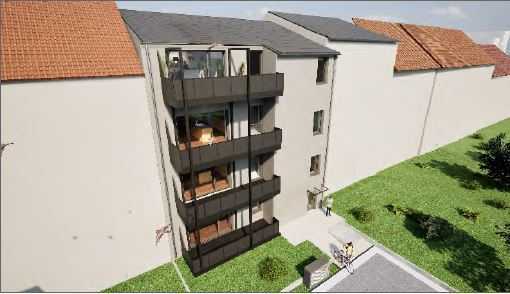 3-Raumwohnung im A+ Effizienzhaus mit Südterrasse