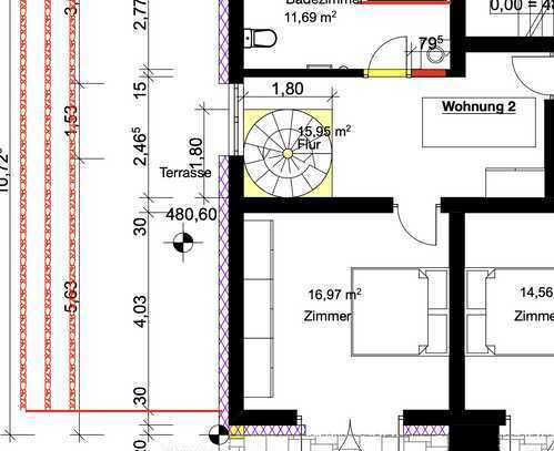 Wohntraum auf zwei Ebenen – 2-Zimmer-Maisonette mit gehobener Ausstattung, Einbauküche & 2 Terrassen