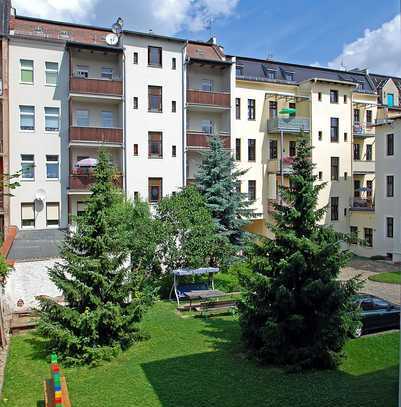 Erstbezug nach Komplettsanierung! Helle, ruhige 3-Raumwohnung im ruhigen Gartenhaus.