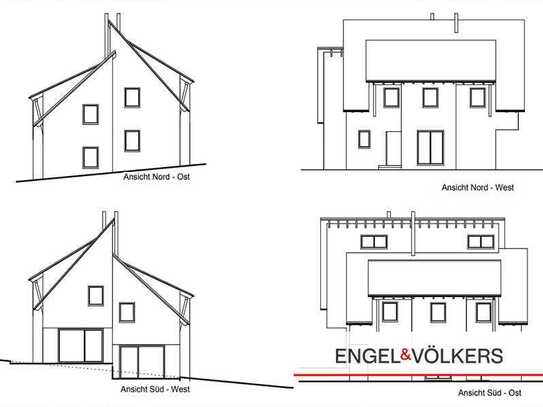 Grundstück mit Bauplanung für ein Ferienwohnungsdoppelhaus