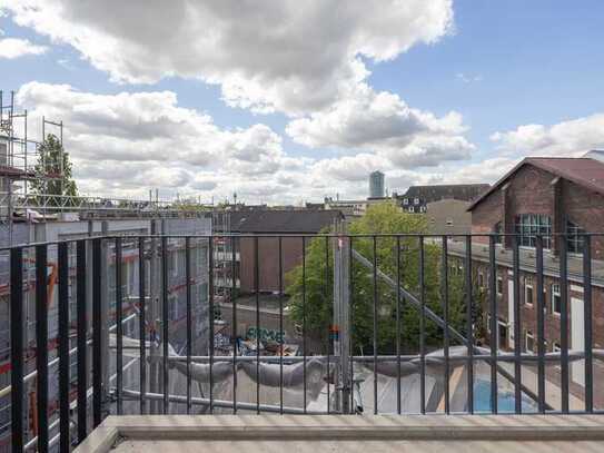 Enjoy the Skyline! 3-Zimmer-Wohnung mit großer Dachterrasse zum Erstbezug!