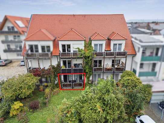 Vermietete 2-Zimmer-Wohnung mit Balkon und Stellplatz in Altlußheim