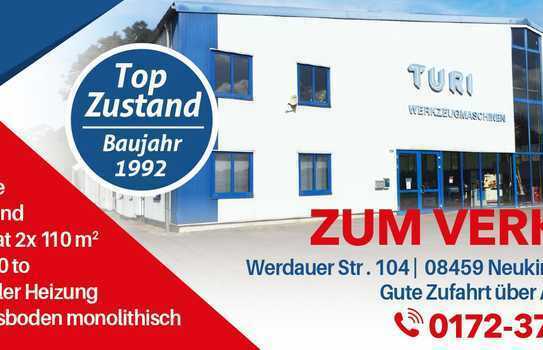 Top erhaltene Gewerbehalle