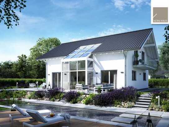 Lichtdurchfluteter Wohntraum - massiv & energieeffizient bauen (inkl. Grundstück & KNK)