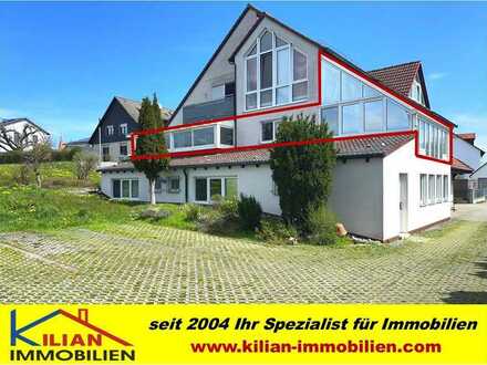 KILIAN IMMOBILIEN! EXKLUSIVE 4 ZI. ETW MIT 203 M² IM 3-PART.-H. IN ABENBERG! DOPPELGARAGE * EBK