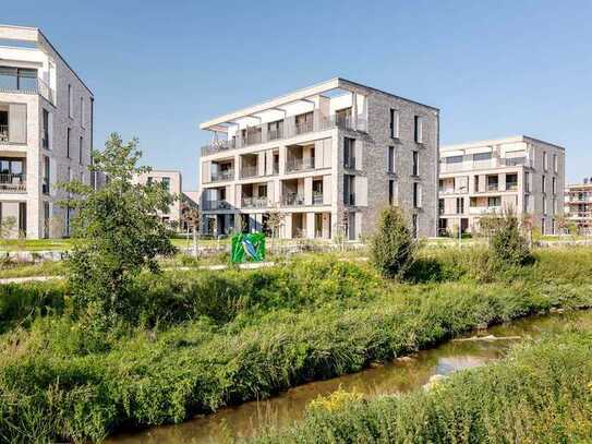 Neubau, 3 Zi.-ETW, große Loggia, hochw. Ausstattung, u.v.m.