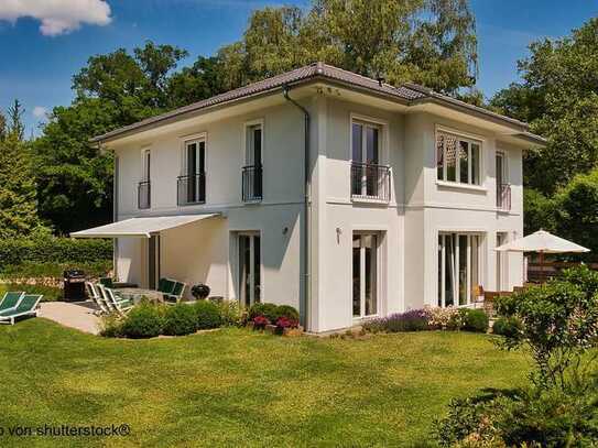 ❤️ Velten bei Berlin, ruhige Süd-West-Lage, Freier Blick, Grundstück + massives individuelles Haus