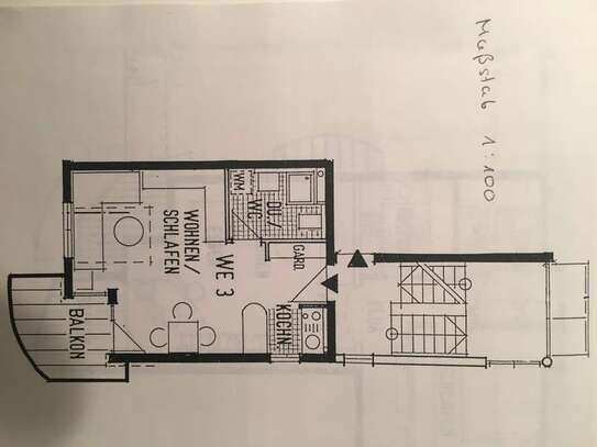 Freundliche 1-Zimmer-Wohnung mit Balkon und EBK in Schönaich