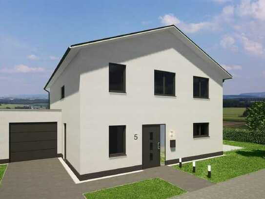 Schlüsselfertiges modernes Einfamilienhaus inkl. Garage 
Energieeffizientes Bauen mit KfW 40