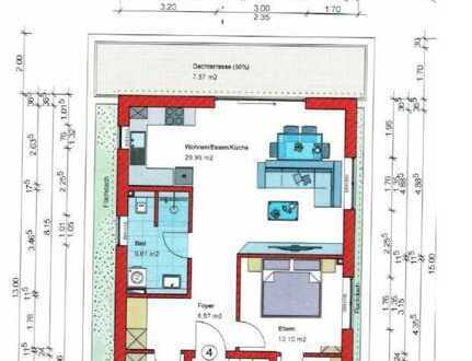 Erstbezug mit Balkon: exklusive 3-Zimmer-Terrassenwohnung in Mühlhausen