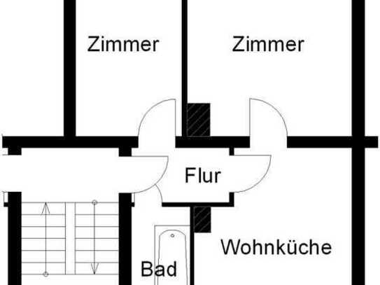 Schöne Single-Wohnung mit echten Holzdielen - zentral in Grevenbroich-Mitte