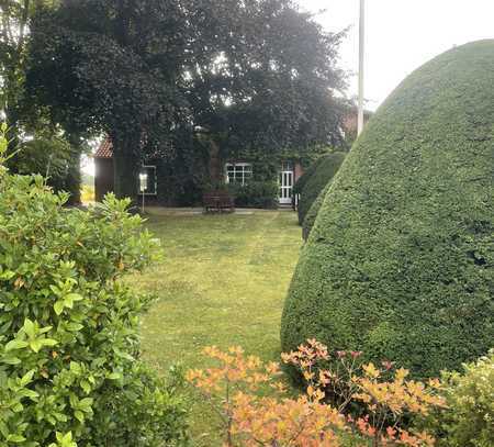 Ländliche große Wohnung / Bauernhaus in Ostsee- und Naturschutznähe