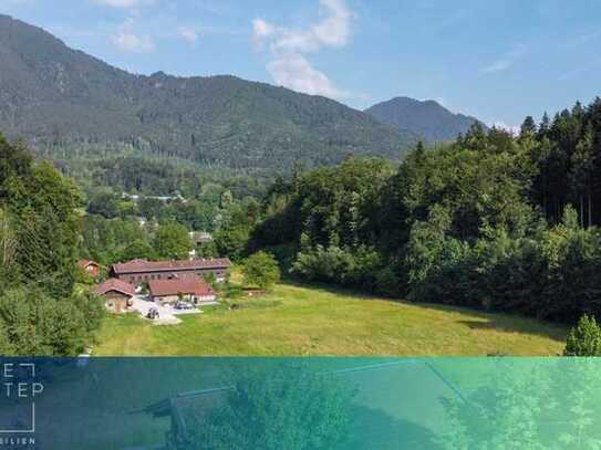 Unverbaubare Weitsicht und Bergblick, Baugrundstück für eine Villa oder Einfamilienhaus