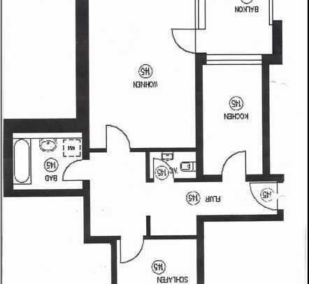 Grosszügige 2-Zimmer-Wohnung mit Balkon und EBK in Germering