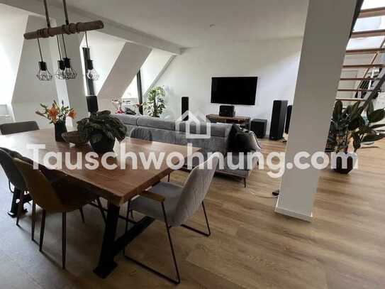 Tauschwohnung: Maisonette mit wunderschöner Dachterasse