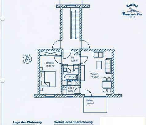 Exklusive, geräumige und gepflegte 2-Zimmer-Wohnung mit Balkon in Dachau