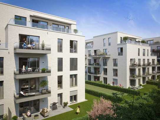 PANDION COSY - Nachhaltige 4-Zimmer-Wohnung mit Privatgarten in familienfreundlichem Wohnquartier